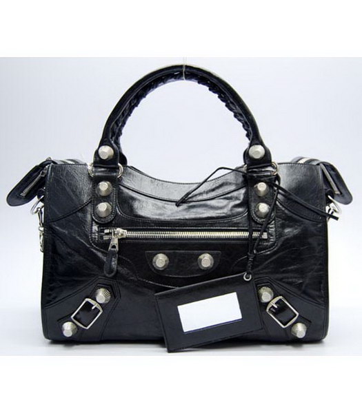 Balenciaga New City Bag in Pelle Nera